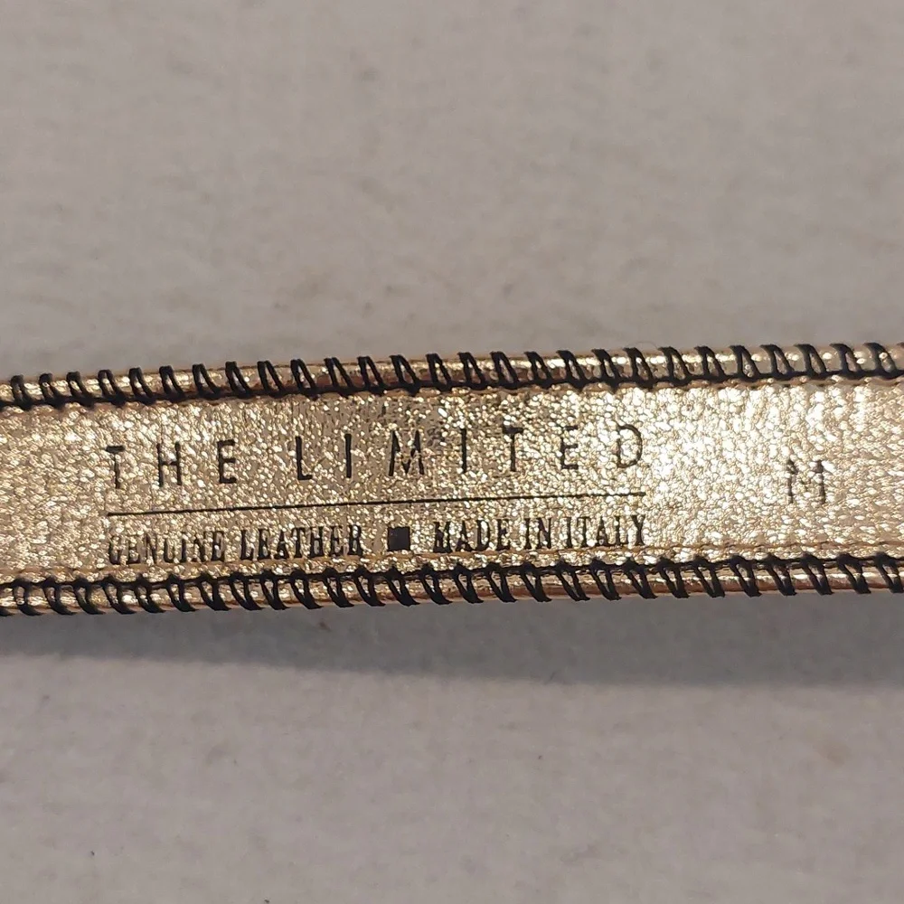 THE LIMITED Gold Buckle Purple Belt NWOT